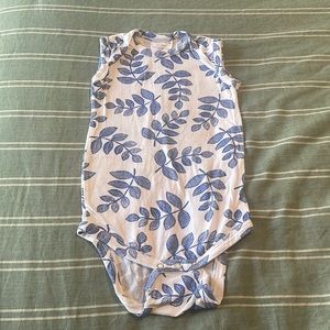 Spearmint Love Blue Fern Sleeveless Bodysuit